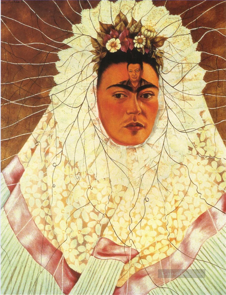 Selbstbildnis als Tehuana Feminismus Frida Kahlo Ölgemälde